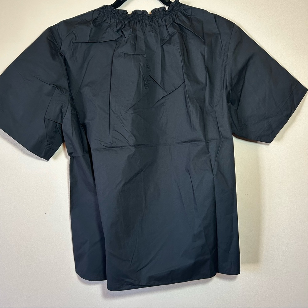 Thakoon smocked neck tee large